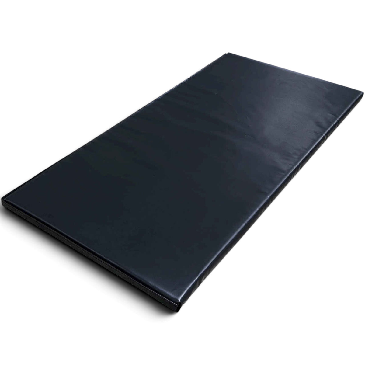 UK Gym Pits black vinyl modular gymnastics mat with velcro connectors for tumbling and training drills