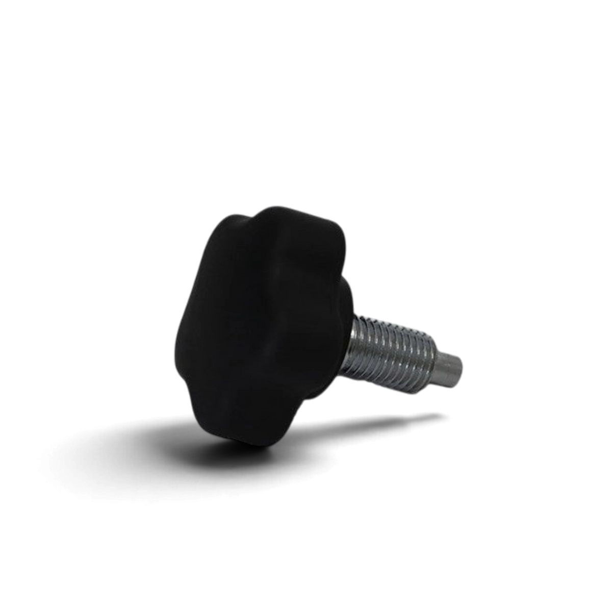 UK Gym Pits black star-shaped replacement knob for junior gymnastics bars with threaded metal bolt