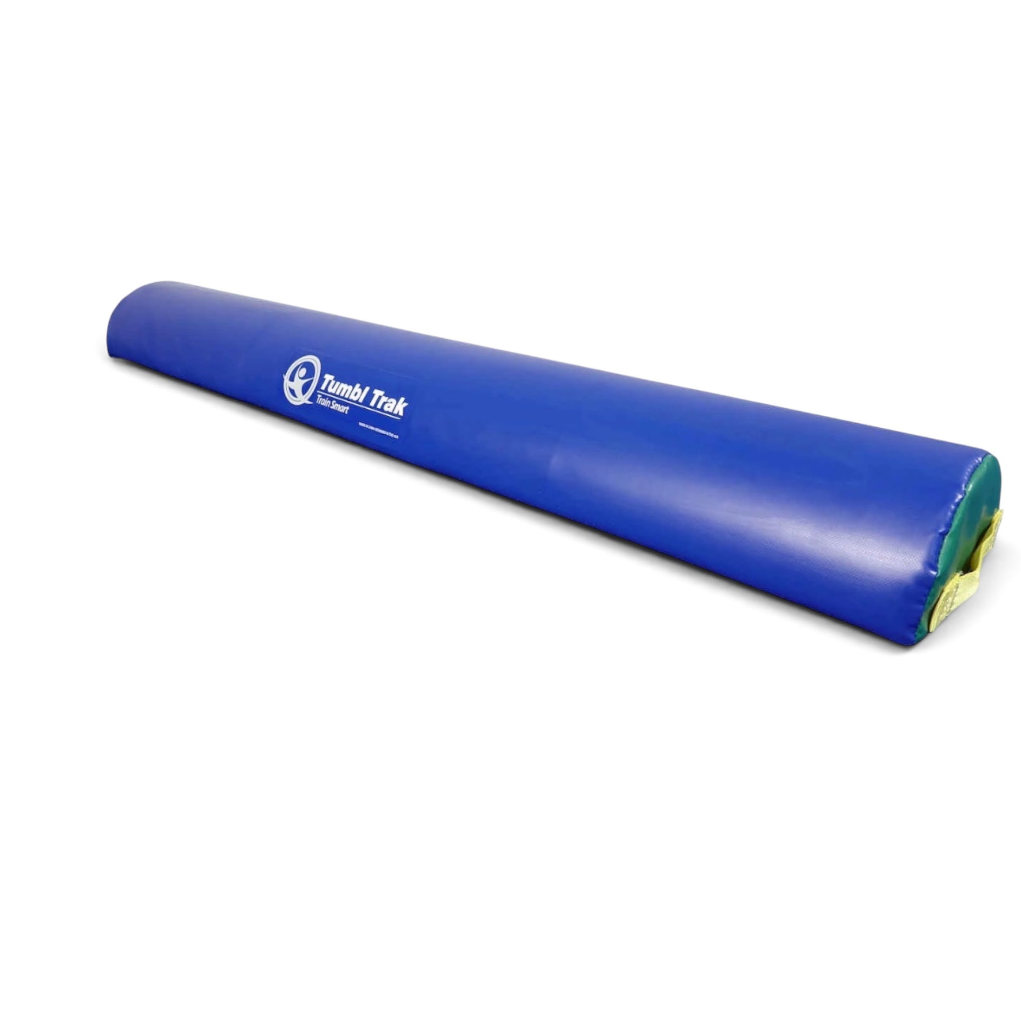 UK Gym Pits blue foam half round training bar with Velcro backing for gymnastics and balance exercises