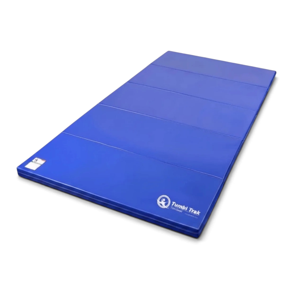 UK Gym Pits blue foldable tumbling panel mat for gymnastics and exercise made with durable vinyl and foam