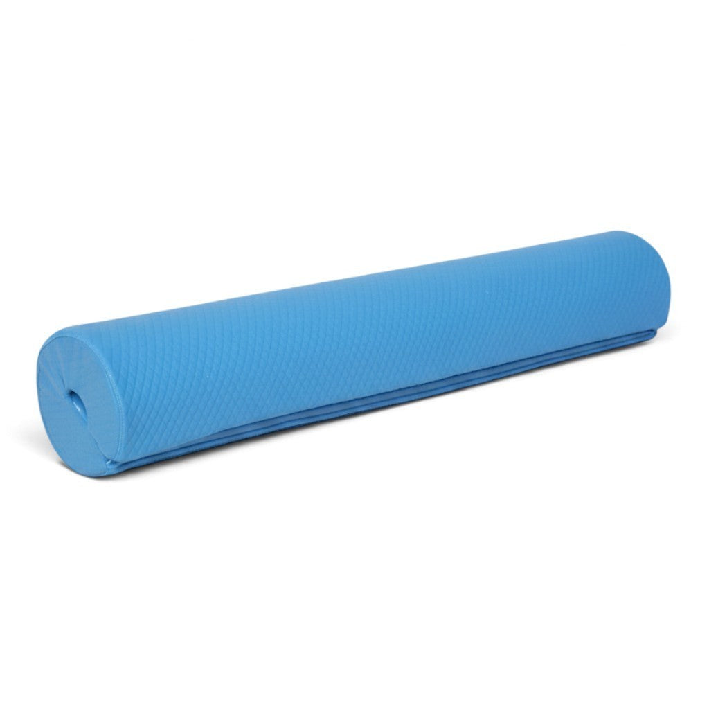 UK Gym Pits blue foam bar safety pad for gymnastics equipment with a durable jersey fabric cover