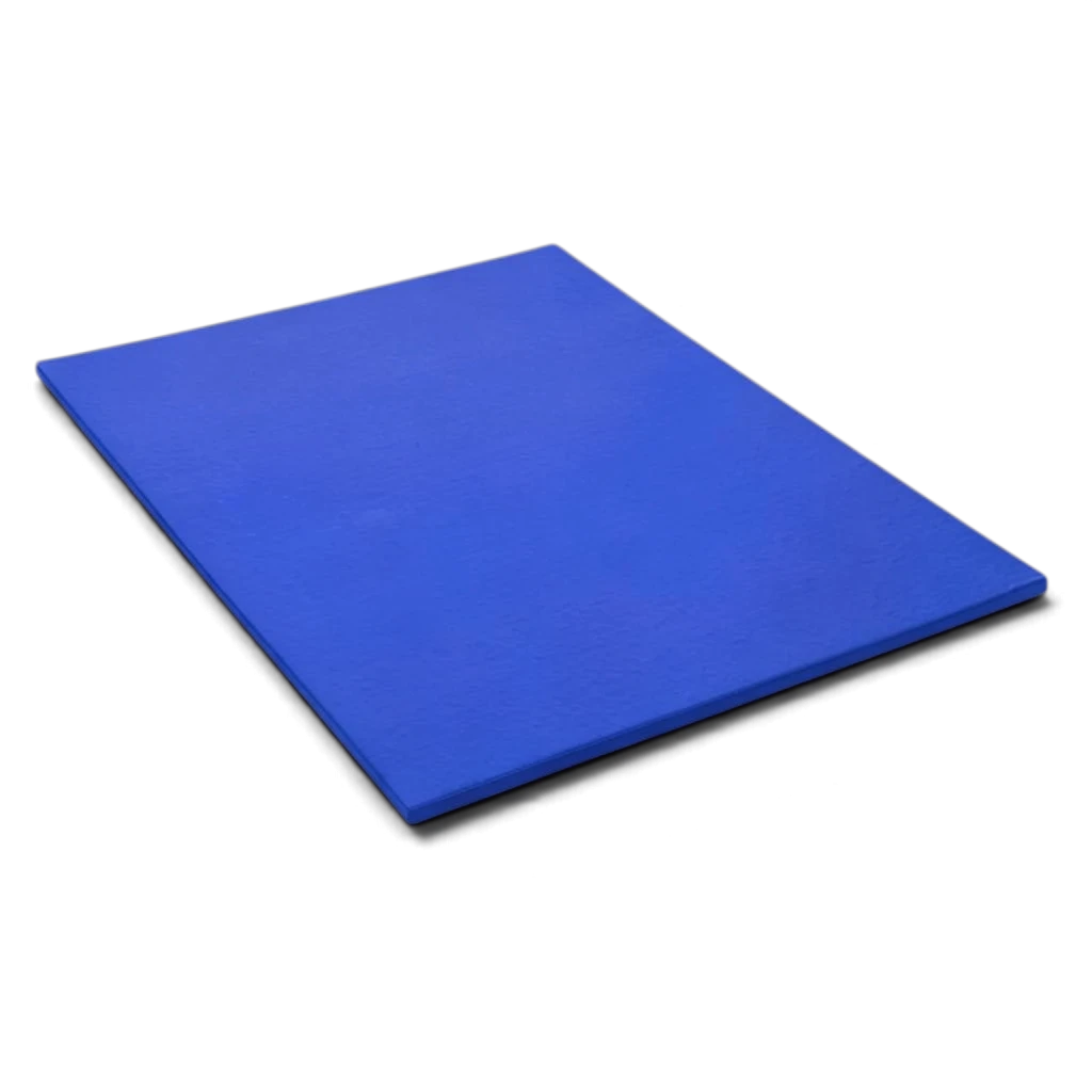 UK Gym Pits blue lightweight gymnastics mat with durable PVC cover and anti-slip base for schools and clubs