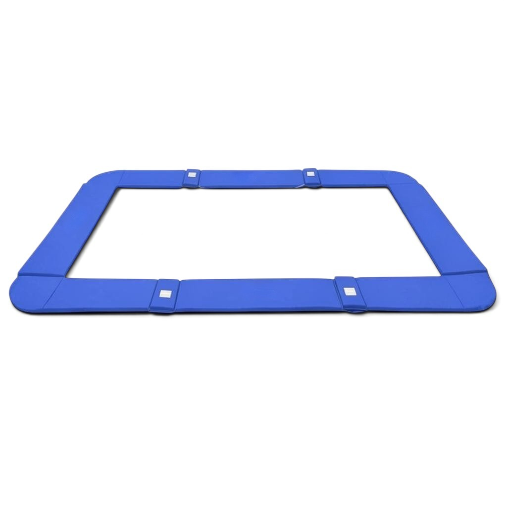 UK Gym Pits blue PVC trampoline frame pads with velcro straps for 77 and 77a models