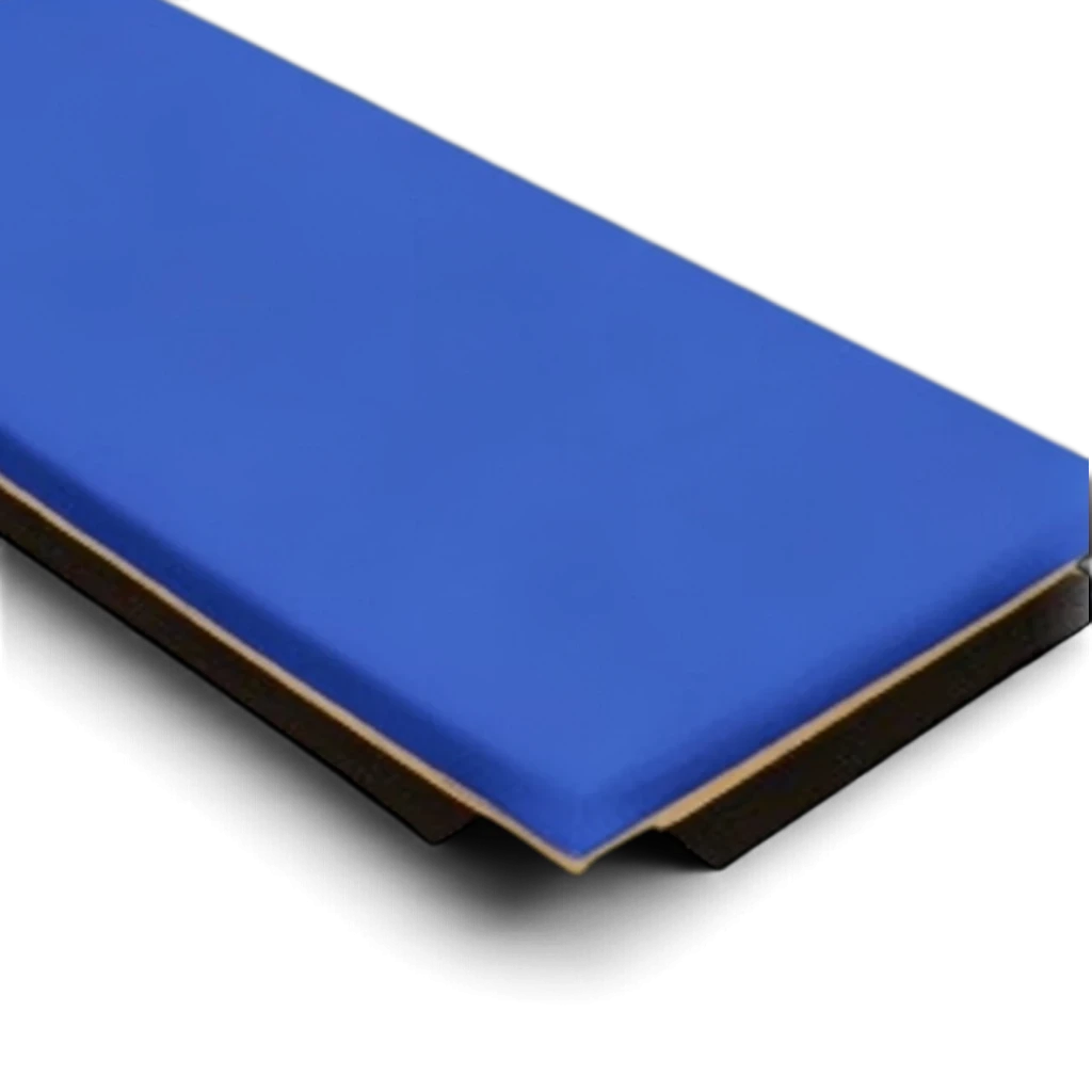 UK Gym Pits blue PU foam tumbling play mat with anti-slip base for gymnastics and soft play exercises