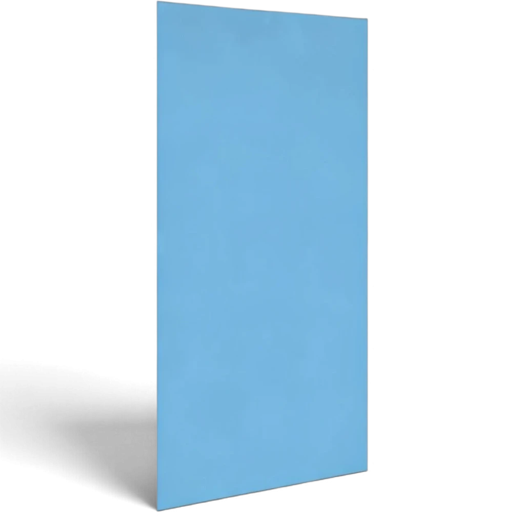 UK Gym Pits light blue rectangular wall padding for safety in gymnastics clubs and sports facilities