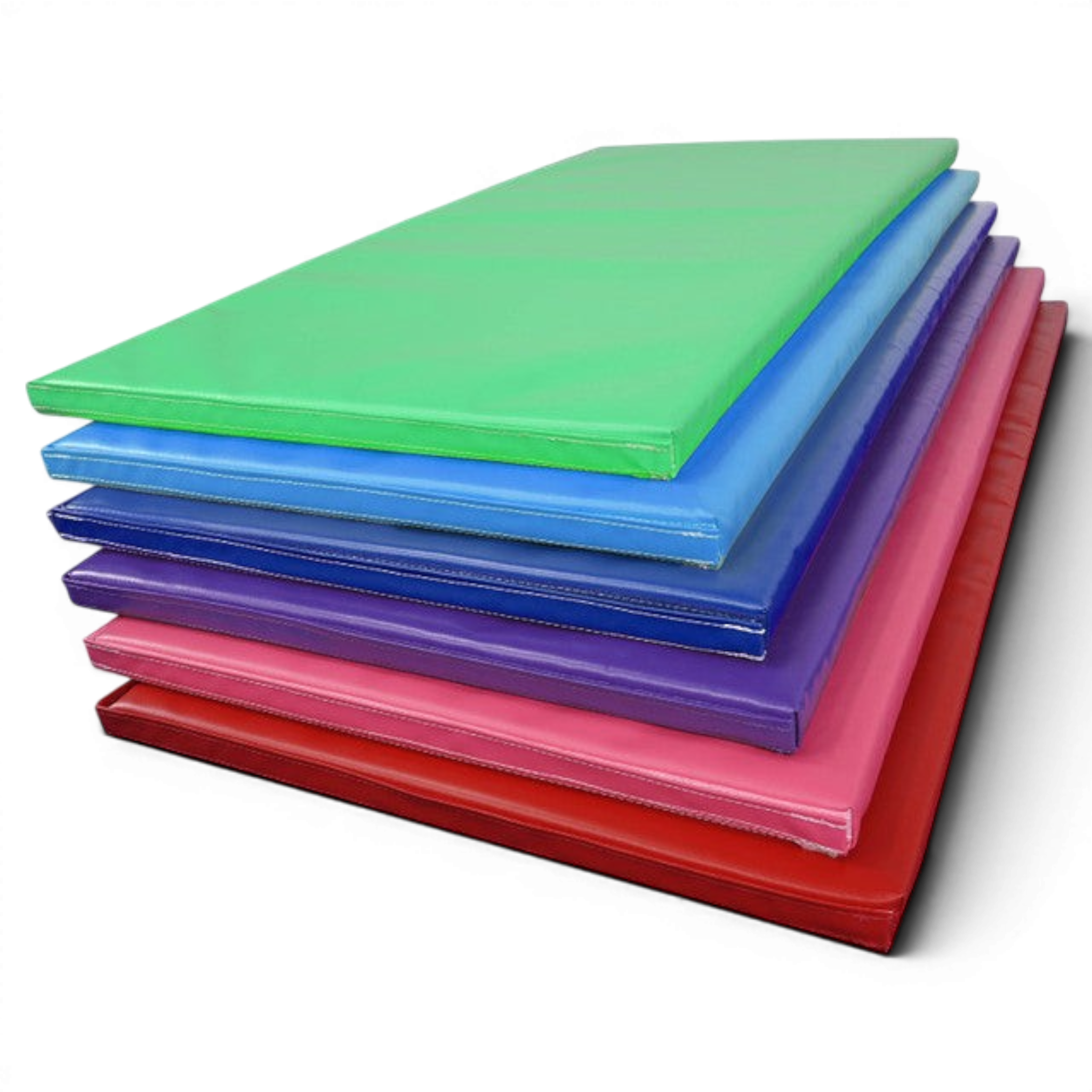 UK Gym Pits Build A Mat colourful vinyl tumbling mat panels stacked for gymnastics training