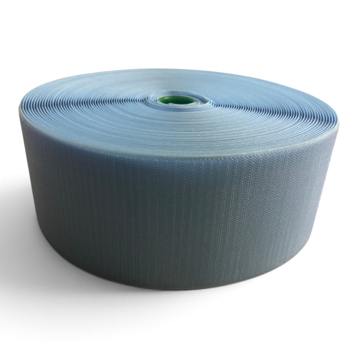 UK Gym Pits light blue hook roll for connecting carpet mat rolls, 10cm wide velcro strip for seamless gym flooring