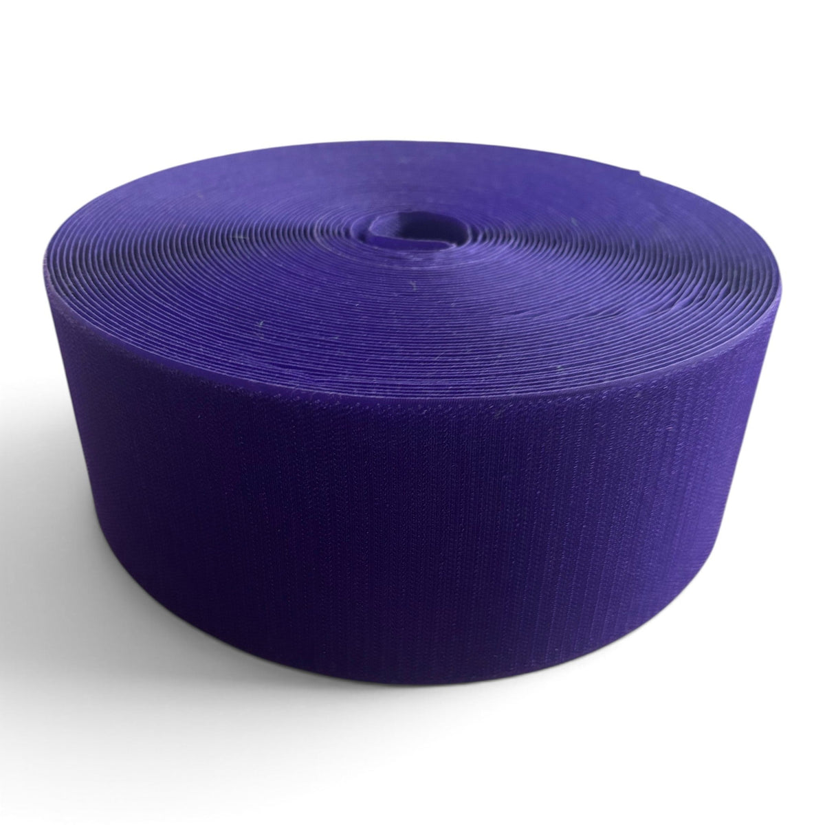 UK Gym Pits purple hook roll for joining carpet mat rolls, 10cm wide velcro strip for seamless mat connections.