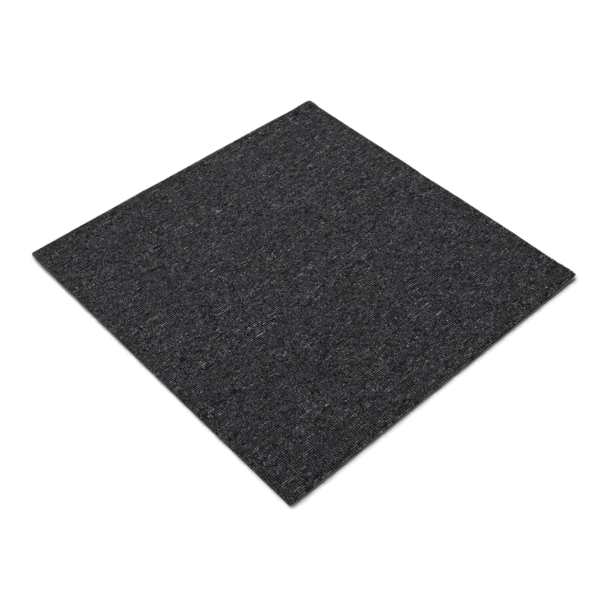 UK Gym Pits heavy duty charcoal grey carpet tile for gym podium floors and steps with durable bitumen backing