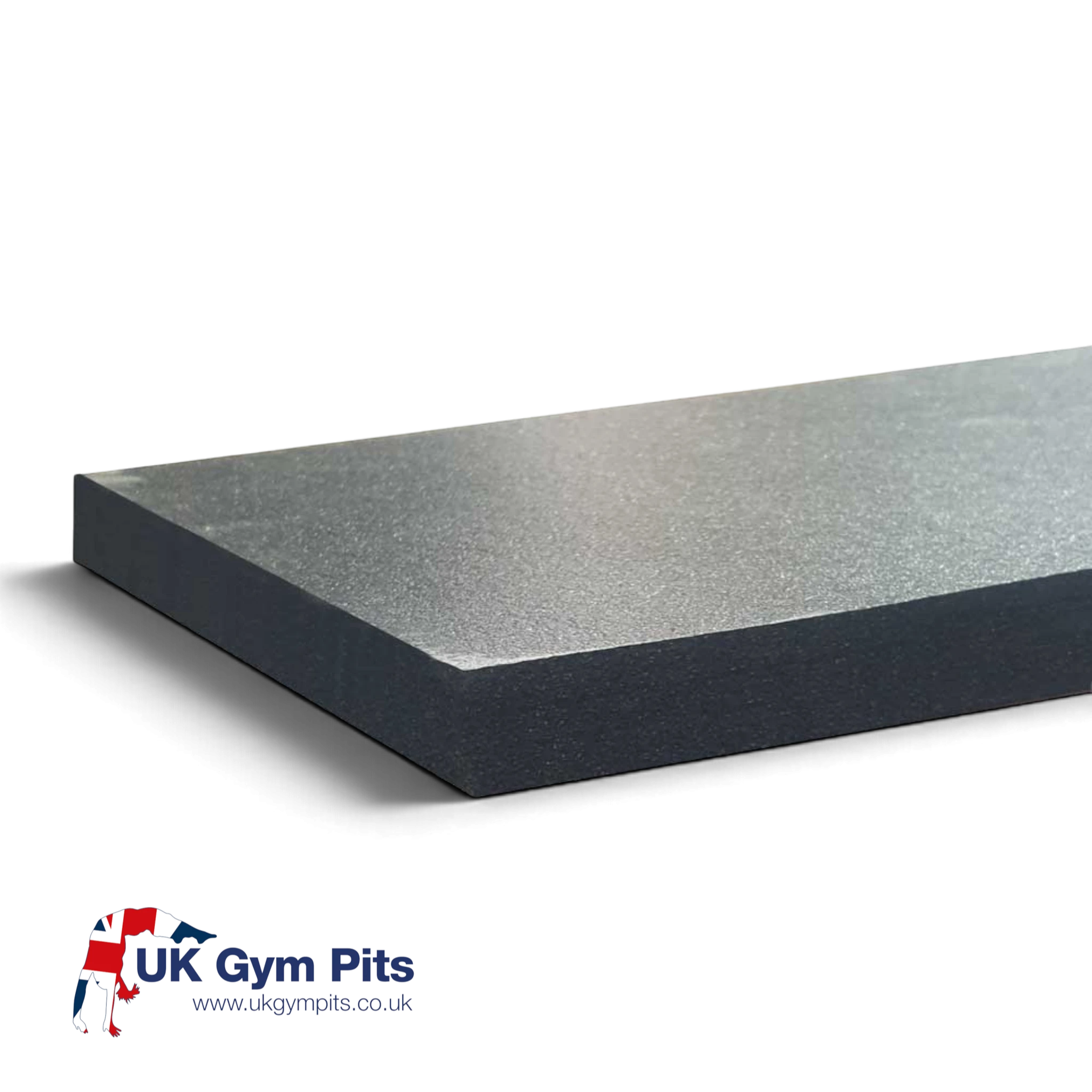 UK Gym Pits Fast Foam roll for gymnastics and cheerleading sprung floors, 2cm thick grey polyethylene shock foam.