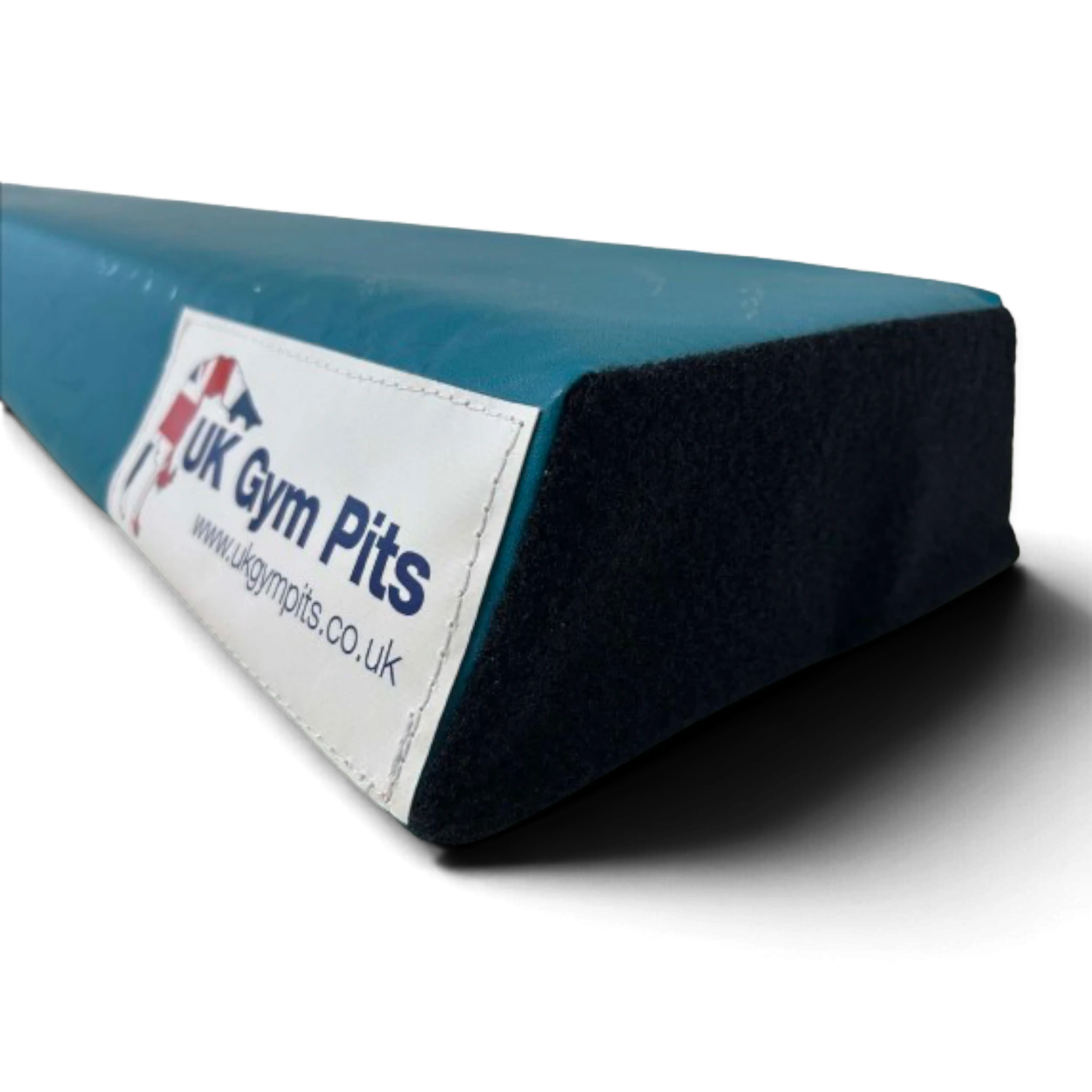 UK Gym Pits blue PE foam floor balance beam with Velcro end for gymnastics training and soft play