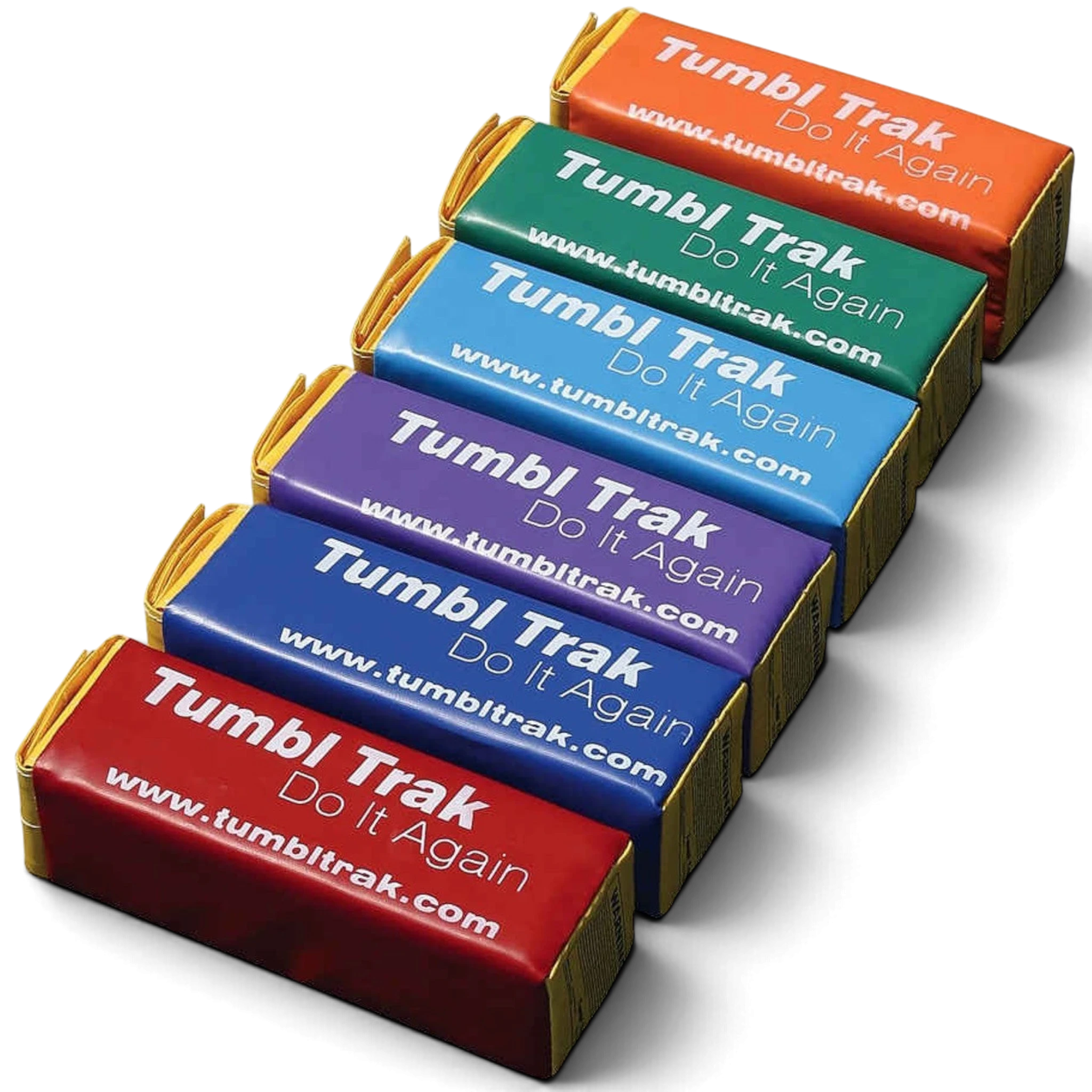 UK Gym Pits Fun Sticks set of six multi-coloured vinyl foam training blocks for gymnastics handstand practice