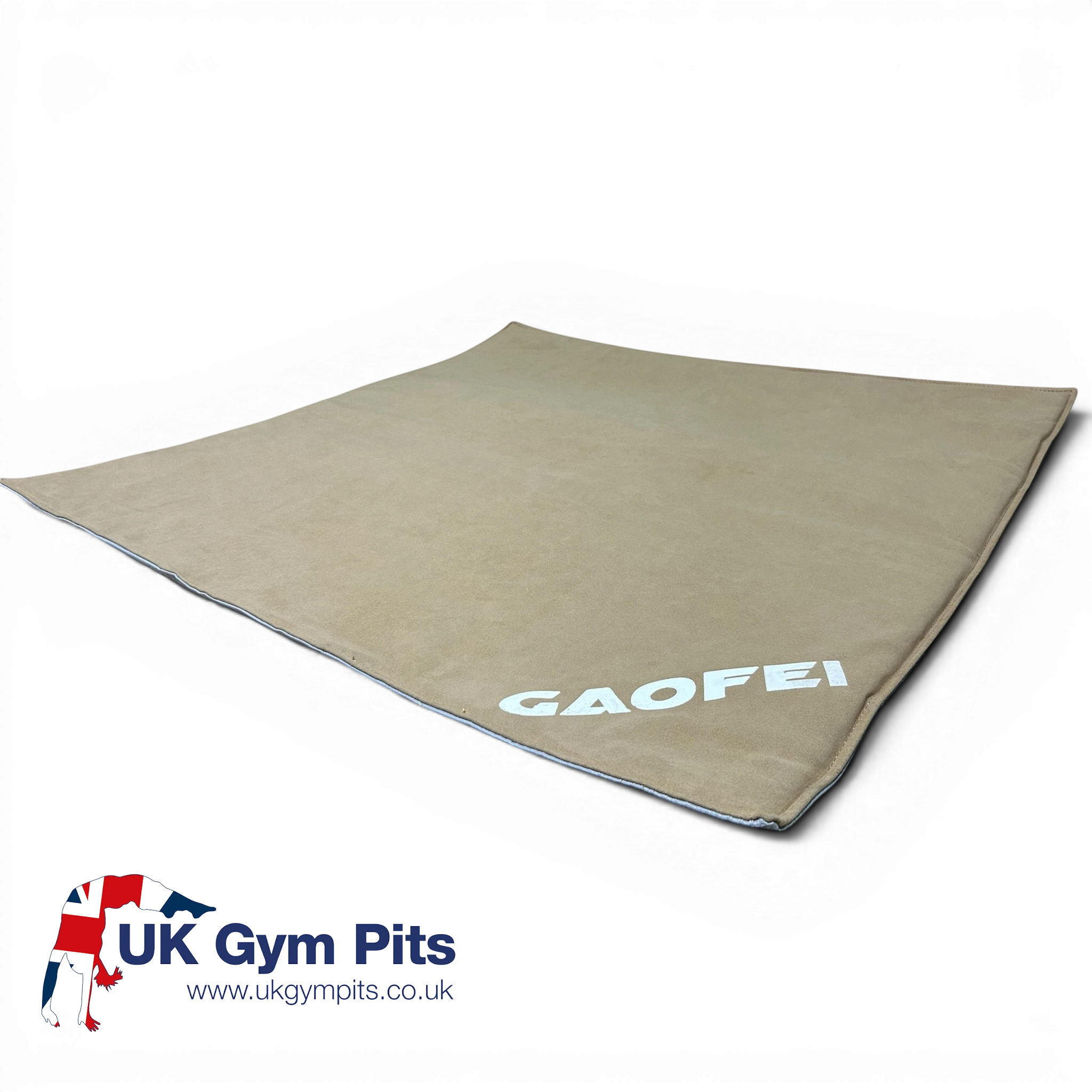 UK Gym Pits Gaofei beige PU beam mat with anti-slip surface for gymnastics training