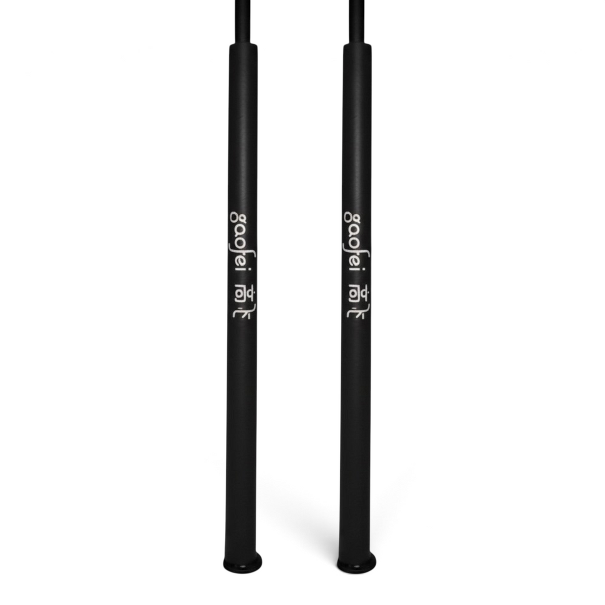 UK Gym Pits Gaofei black high bar post safety padding with durable PVC vinyl cover and Velcro secure fastening