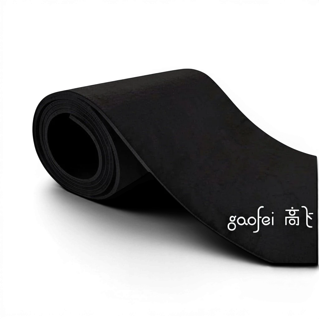 UK Gym Pits Gaofei black FIG approved gymnastics vault runway with soft carpet surface and non-slip foam base
