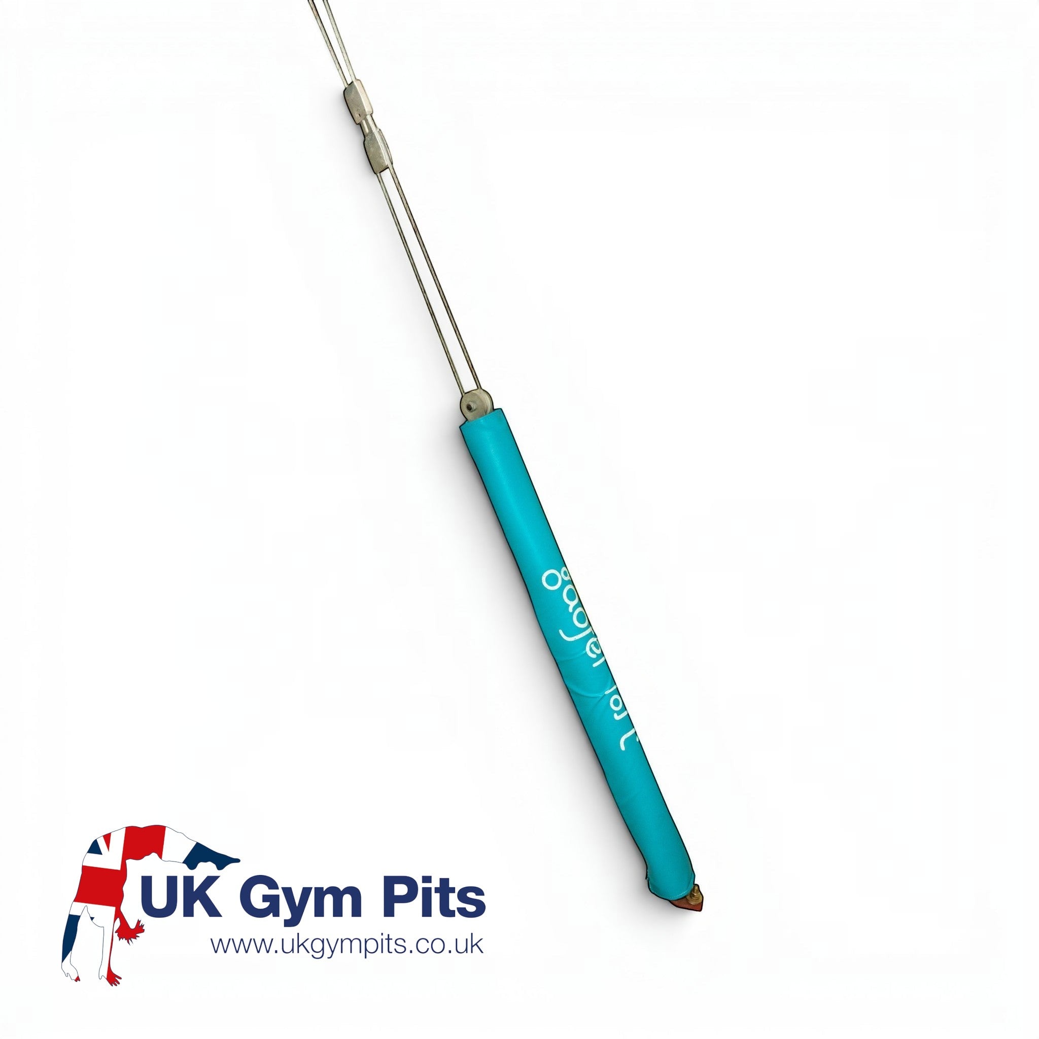 UK Gym Pits Gaofei blue PVC gymnastics chain safety padding with high-density foam core and Velcro closure