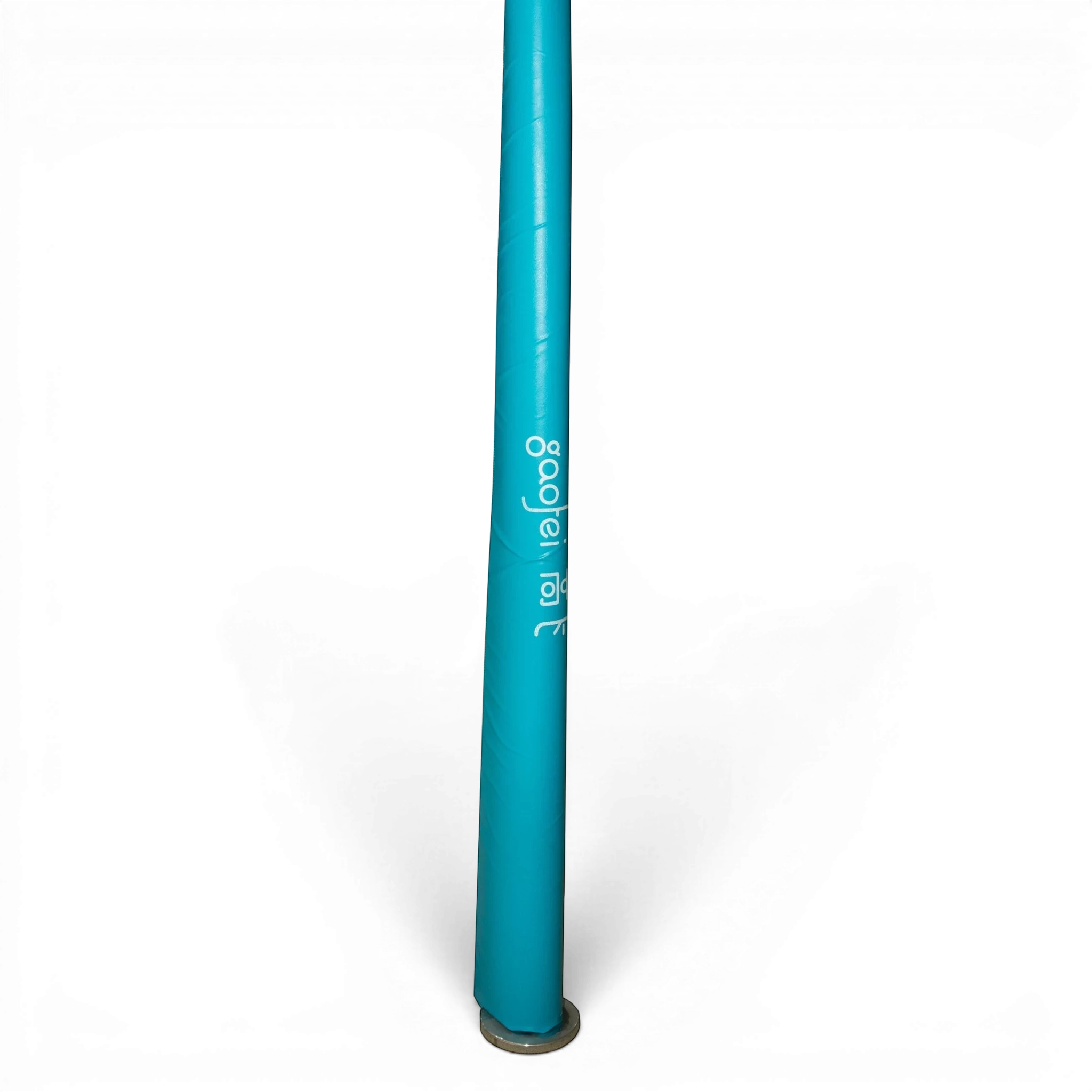 UK Gym Pits Gaofei blue high bar post safety padding with high-density foam core and durable PVC vinyl exterior.