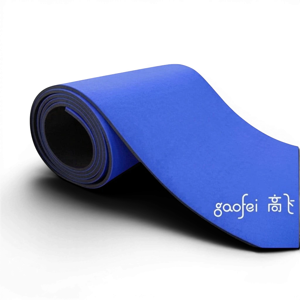 UK Gym Pits Gaofei blue gymnastics vault runway with soft carpet surface and non-slip foam base