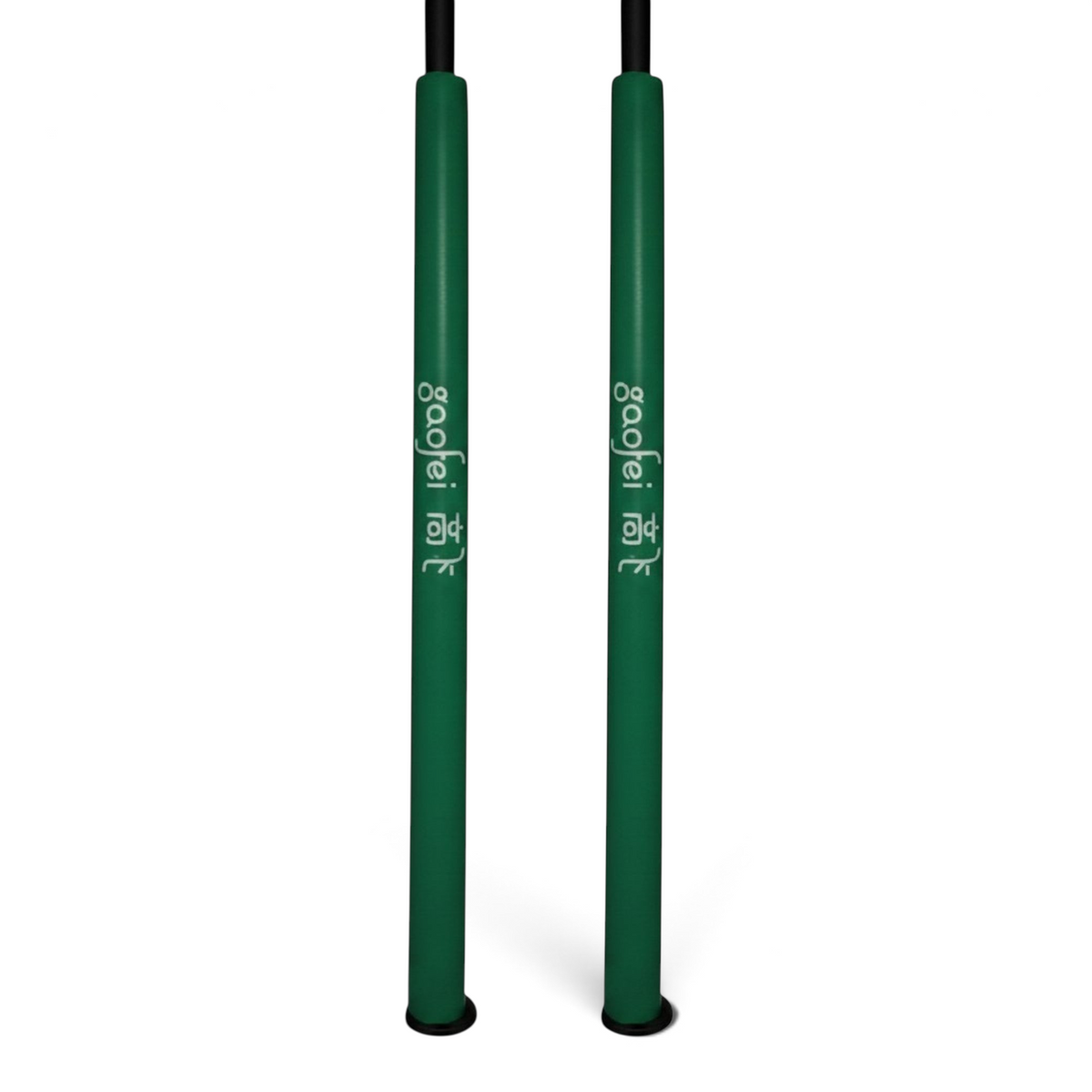 UK Gym Pits Gaofei green PVC vinyl high bar post safety padding with high-density foam core and Velcro closure