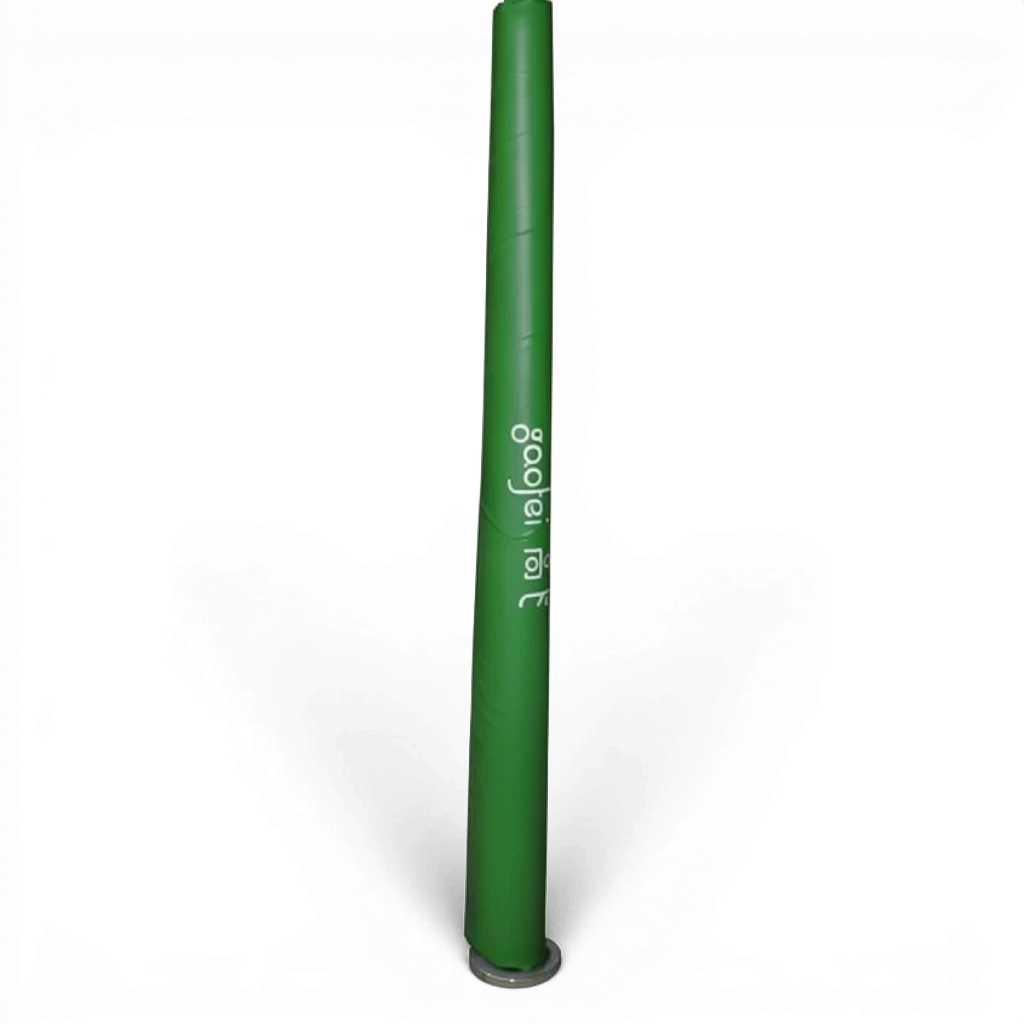 UK Gym Pits Gaofei green high bar post safety padding with high-density foam and durable PVC vinyl cover
