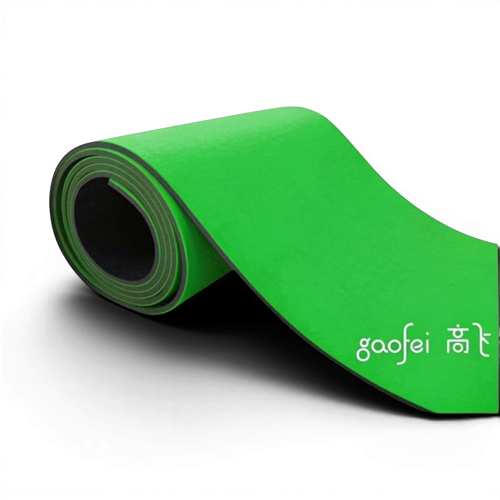 UK Gym Pits Gaofei FIG approved green vault runway with soft carpet surface and non-slip foam base for gymnastics
