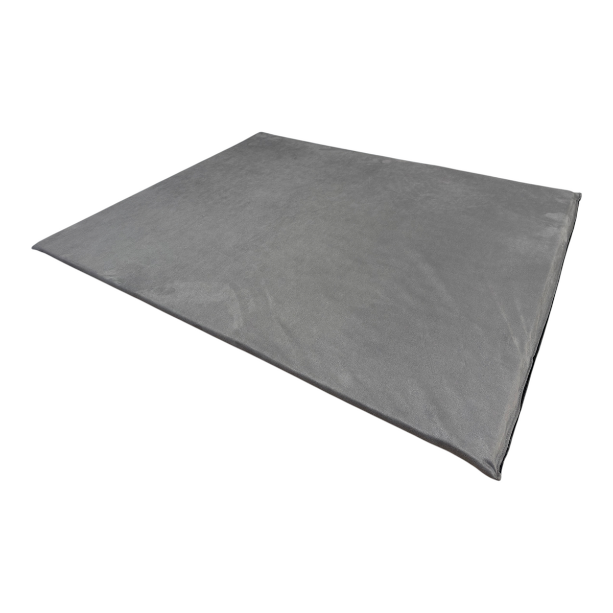 UK Gym Pits Gaofei grey vault round off mat made of soft jersey fabric and low-density foam for gymnastics training.