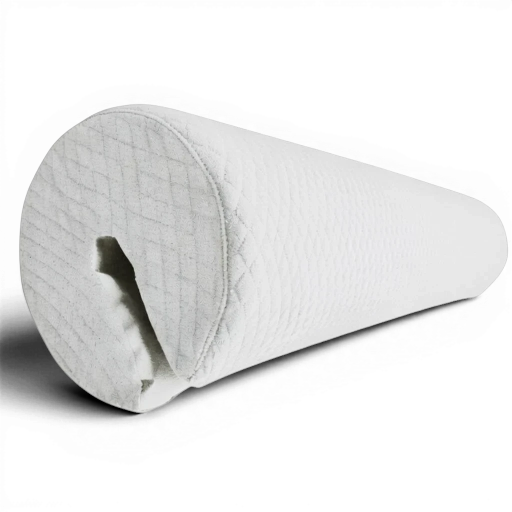 UK Gym Pits Gaofei white foam bar safety pad with quilted fabric cover for gymnastics training equipment