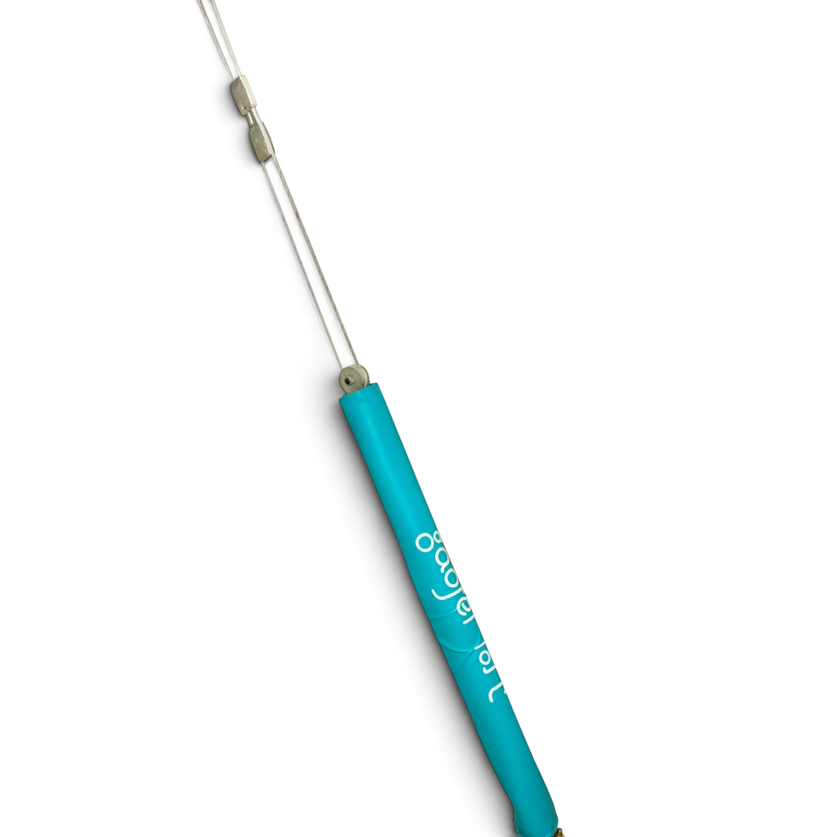 UK Gym Pits Gaofei gymnastics high bar blue protective padding with tension cable system