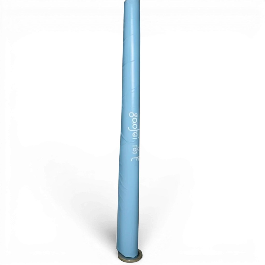 UK Gym Pits Gaofei light blue high bar post safety padding with high-density foam and durable PVC vinyl cover