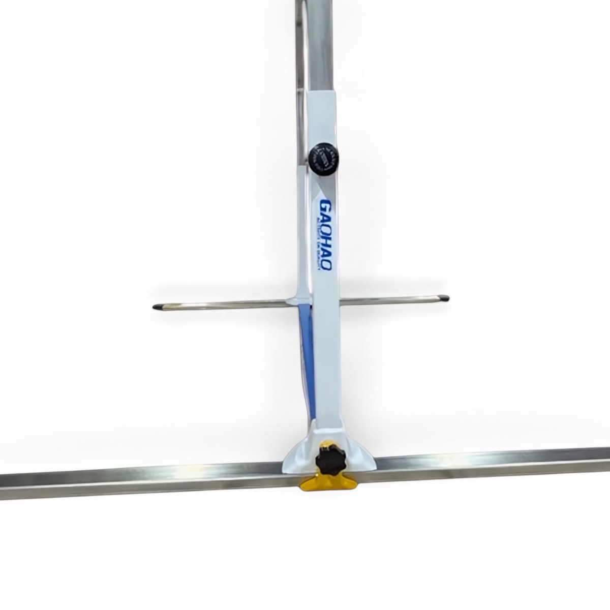 UK Gym Pits Gaofei mini ring frame with white powder-coated steel and adjustable height mechanism for young gymnasts