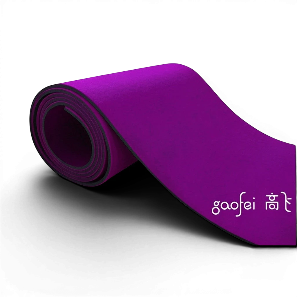 UK Gym Pits Gaofei purple FIG approved vault runway with soft carpet surface and non-slip foam base
