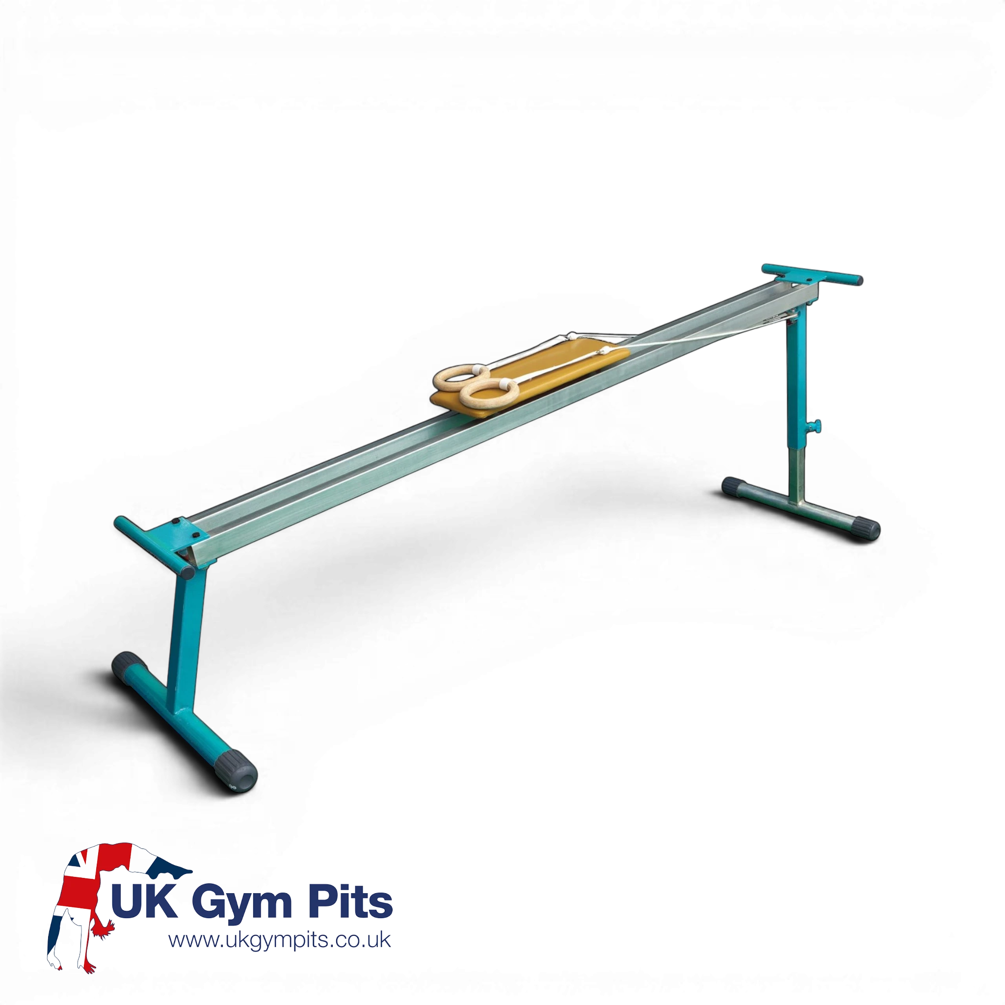 UK Gym Pits Gaofei adjustable ring strength machine with foam-covered sliding board and reinforced steel frame.