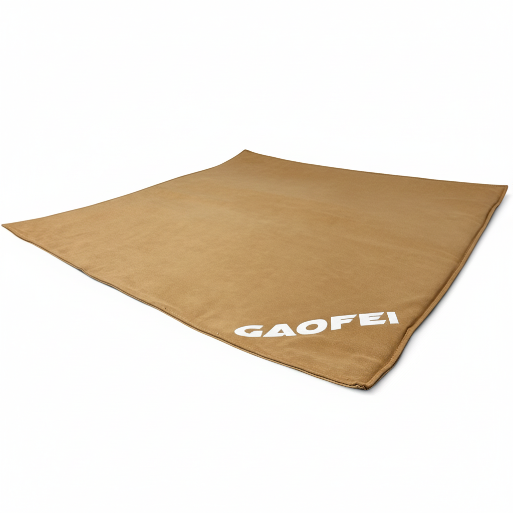 UK Gym Pits tan Gaofei beam PU mat with anti-slip surface for gymnastics training and shock absorption