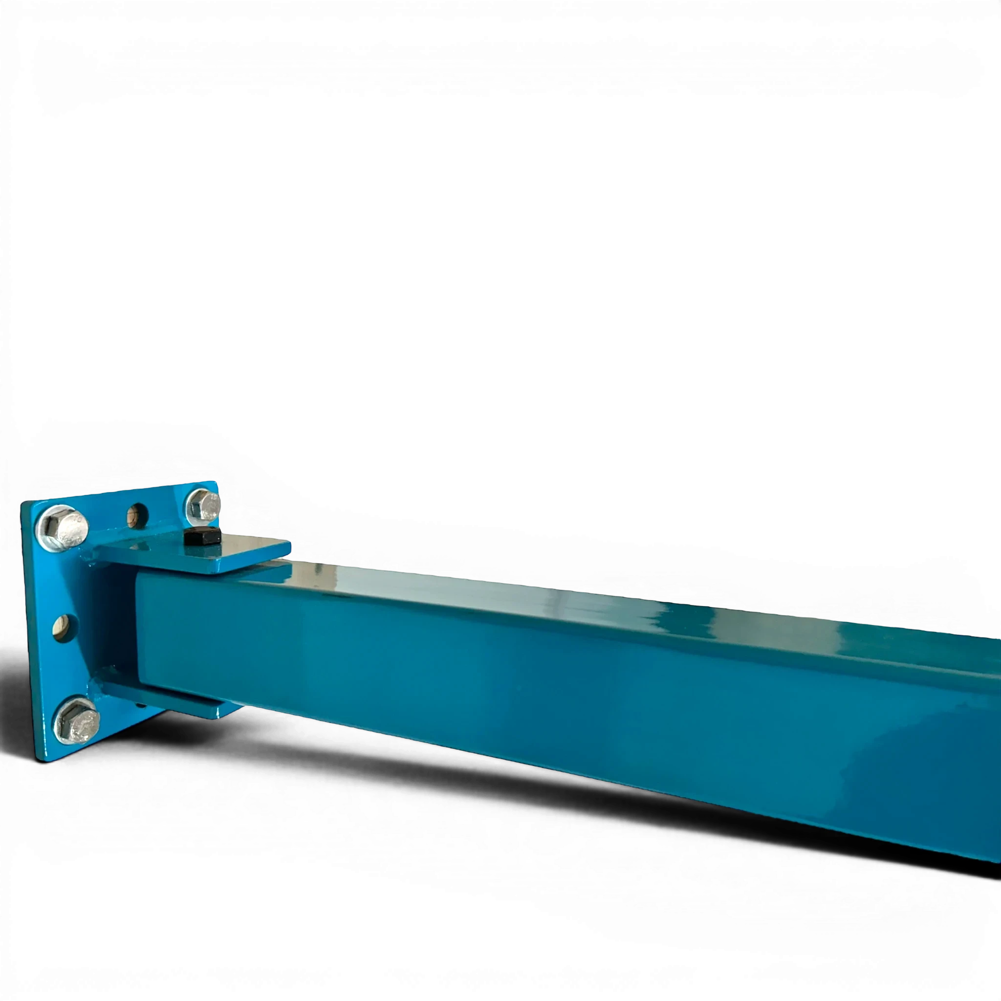UK Gym Pits Gaofei blue powder coated tubular steel wall mounting bracket for gymnastics training rings