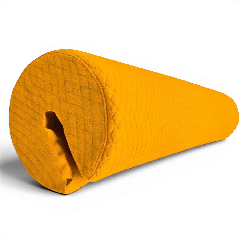 UK Gym Pits Gaofei yellow parallel bars safety pad with quilted jersey fabric cover for gymnastics shock absorption