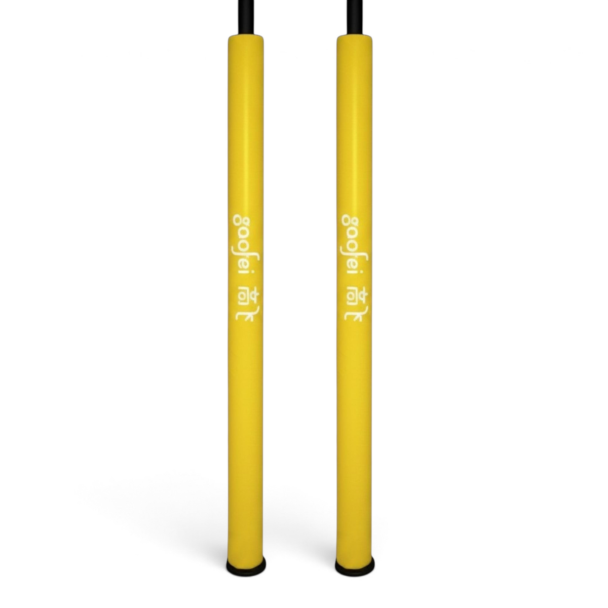 UK Gym Pits Gaofei yellow high bar post safety padding with high-density foam and durable PVC vinyl cover