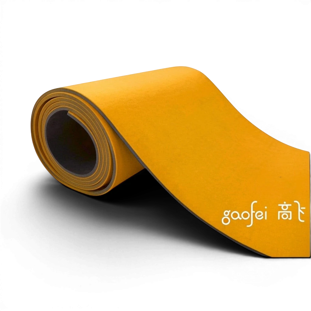 UK Gym Pits Gaofei yellow FIG approved gymnastics vault runway with soft carpet surface and non-slip foam base