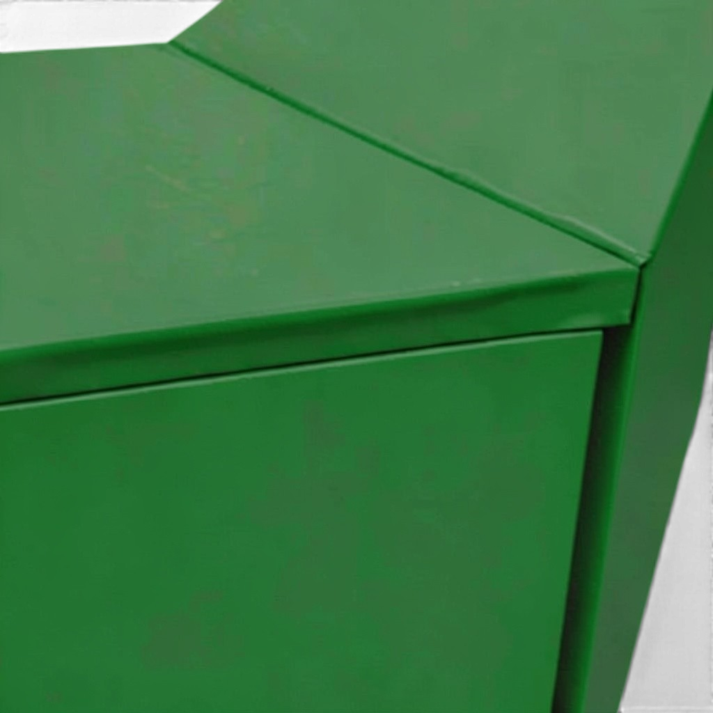UK Gym Pits green shock-absorbing PVC foam padding for gymnastics landing pit wall and top edge protection