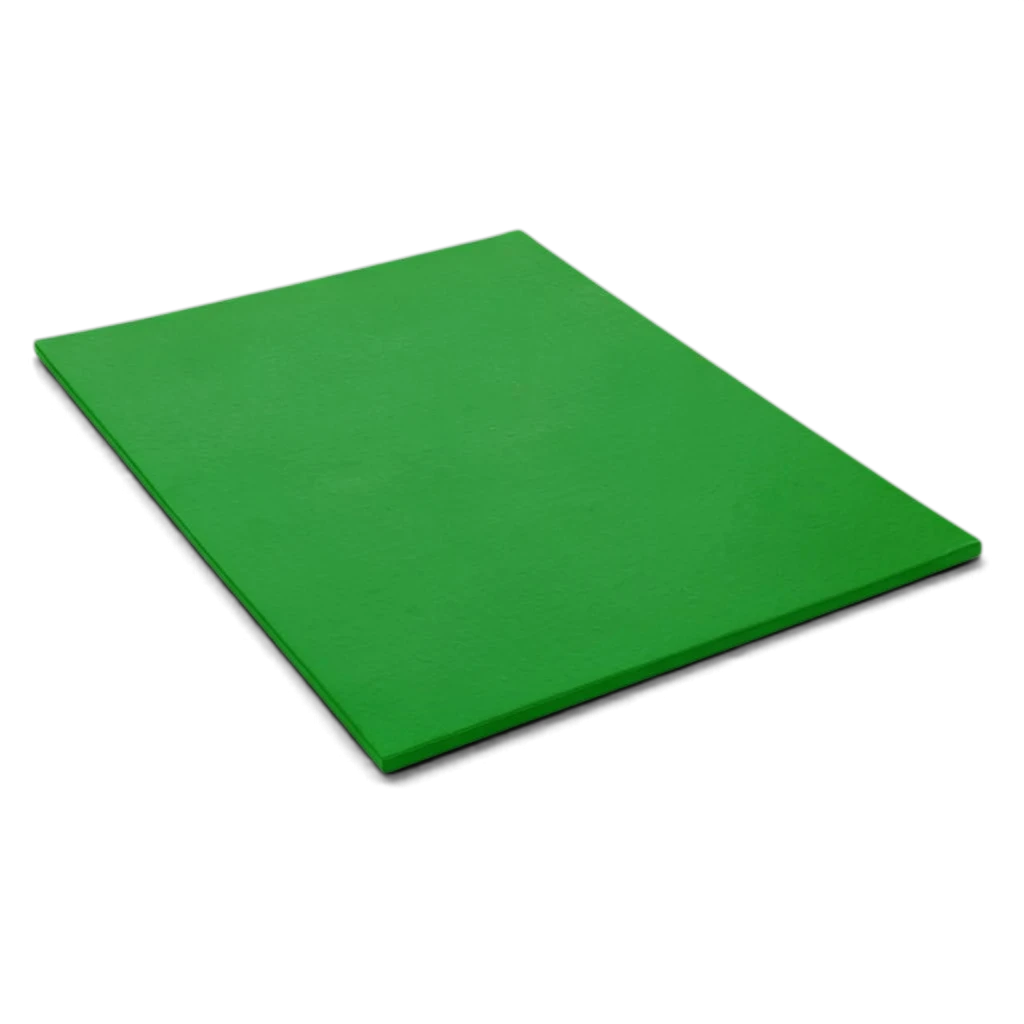 UK Gym Pits green medium-weight stretch mat with chipfoam core and durable PVC cover for gymnastics and fitness