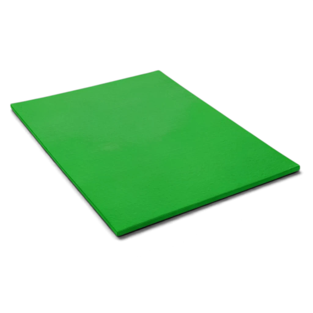 UK Gym Pits green lightweight stretch mat with chipfoam core and durable PVC cover for gymnastics and fitness.