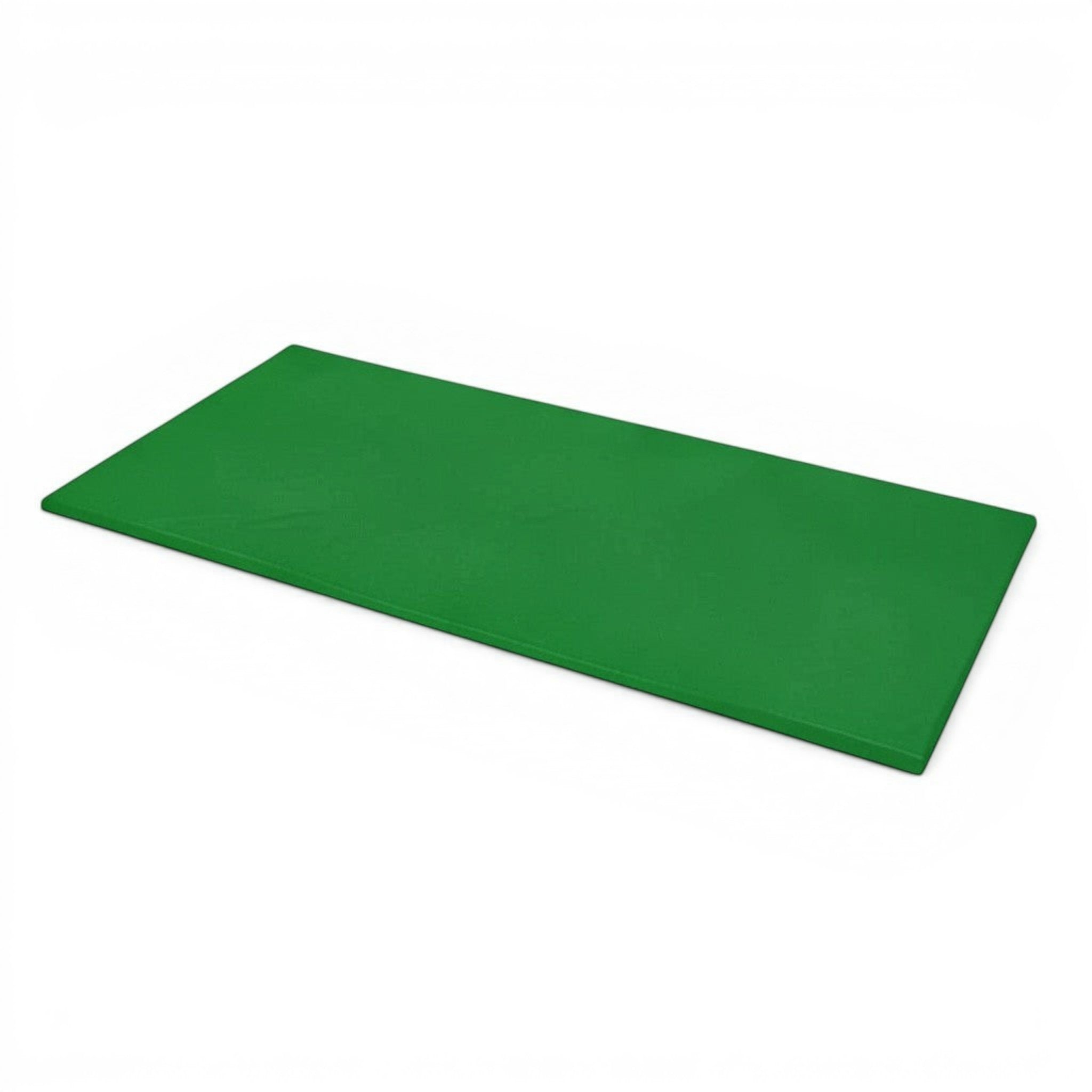 UK Gym Pits green rectangular panelite trampoline surround mat with anti-slip base for gymnastics safety