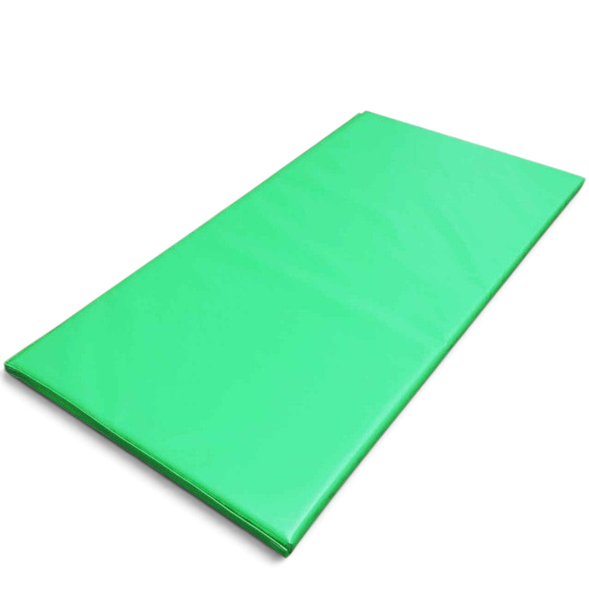 UK Gym Pits green vinyl modular gymnastics mat for tumbling and training drills with velcro connectors