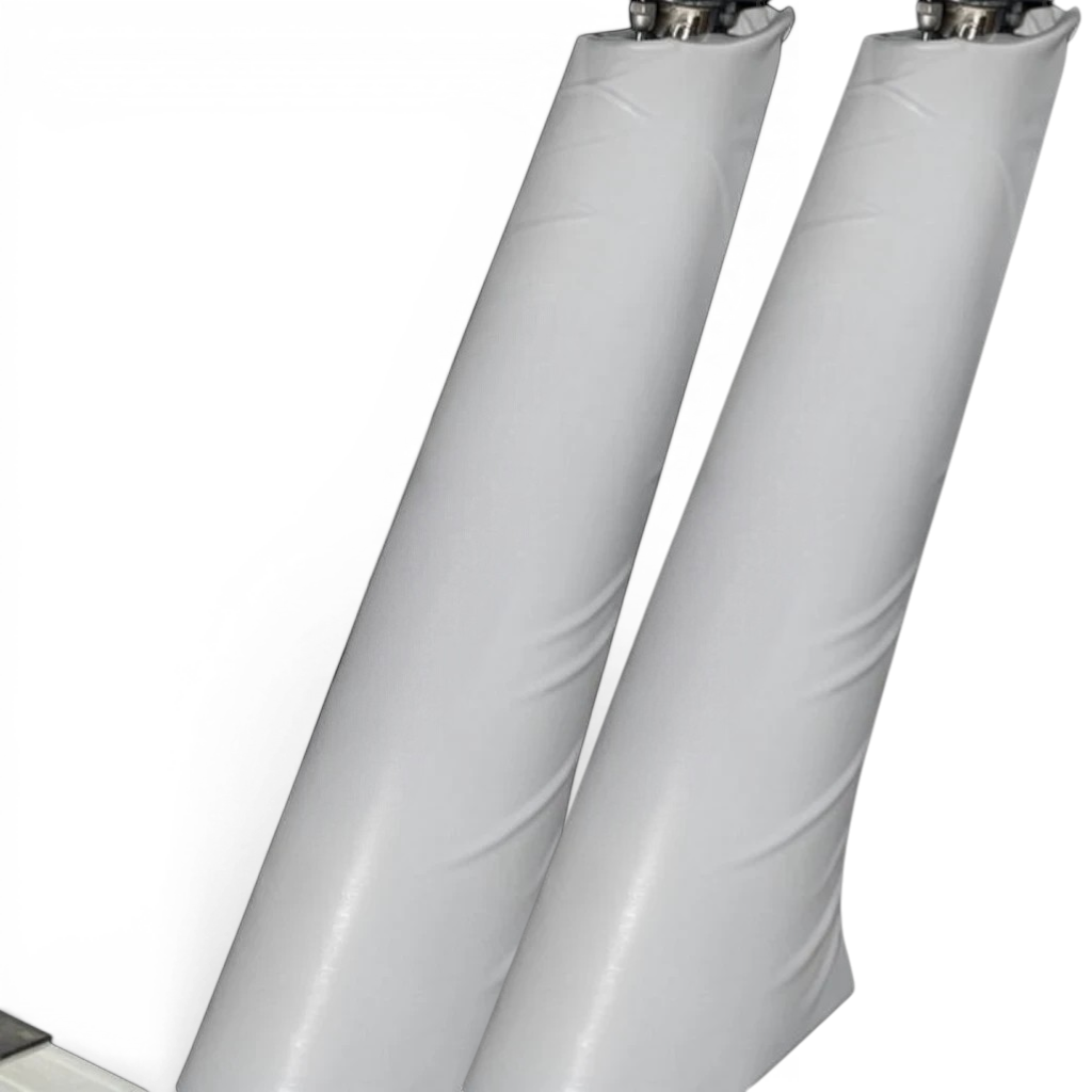 UK Gym Pits Gaofei grey PVC vinyl beam leg safety padding with high-density foam for gymnastics equipment
