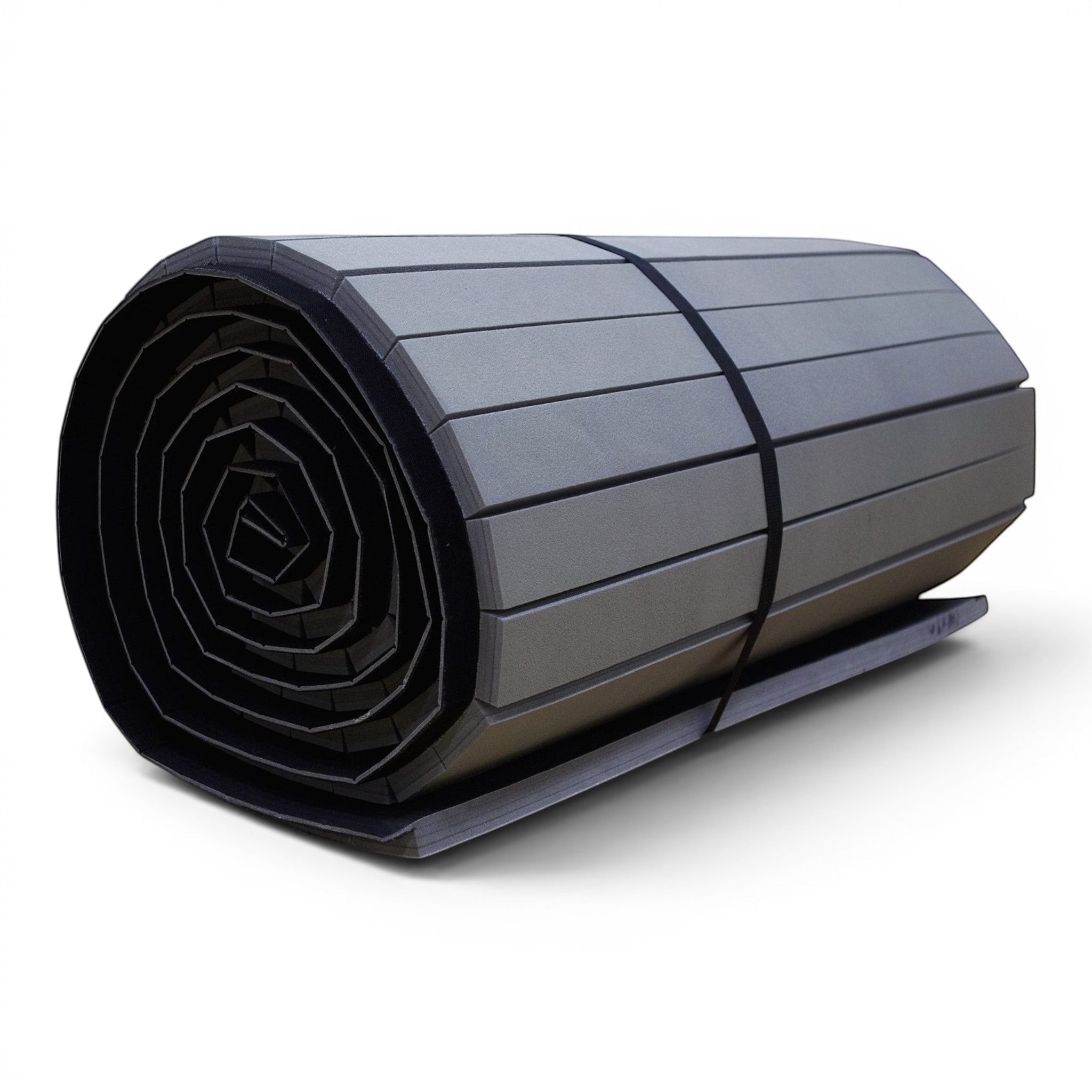 UK Gym Pits grey flexi carpet mat roll for gymnastics and cheerleading with shock-absorbing XPE foam