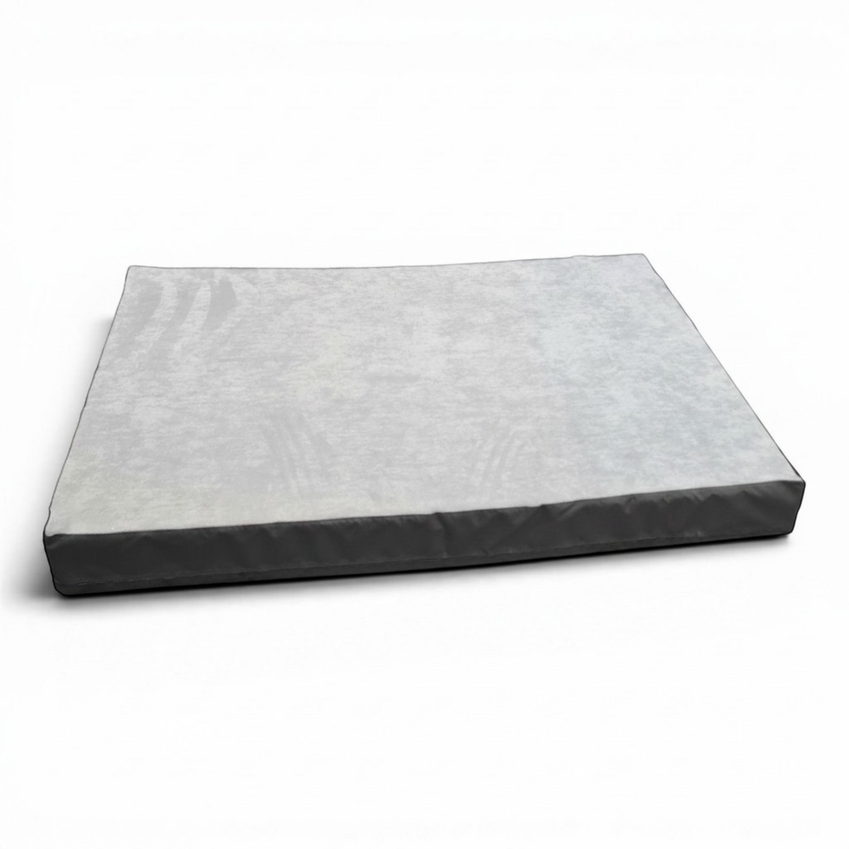 UK Gym Pits grey jersey fabric splat mat for gymnastics and martial arts with shock absorbing foam and anti-slip base