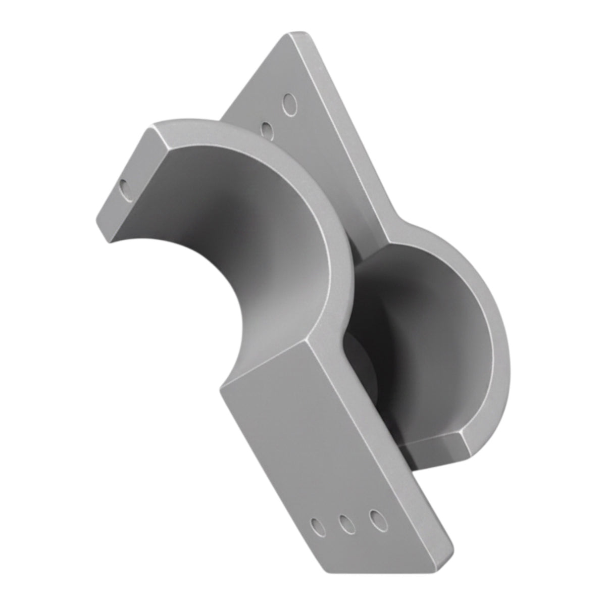 UK Gym Pits grey mesh safety panel end connector fitting for vertical upright posts made of durable GRP material