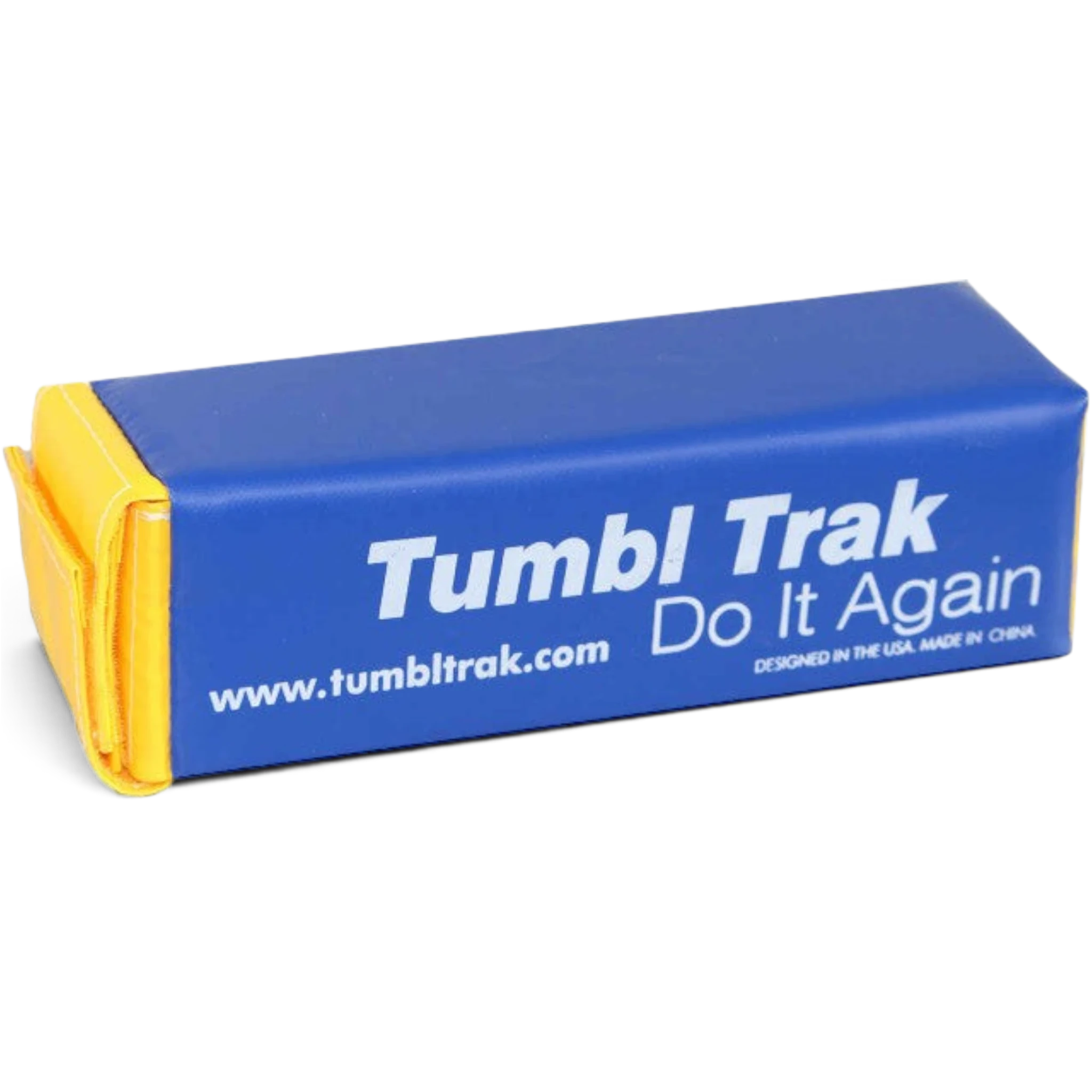 UK Gym Pits blue and yellow vinyl fun stick for gymnastics training and obstacle courses