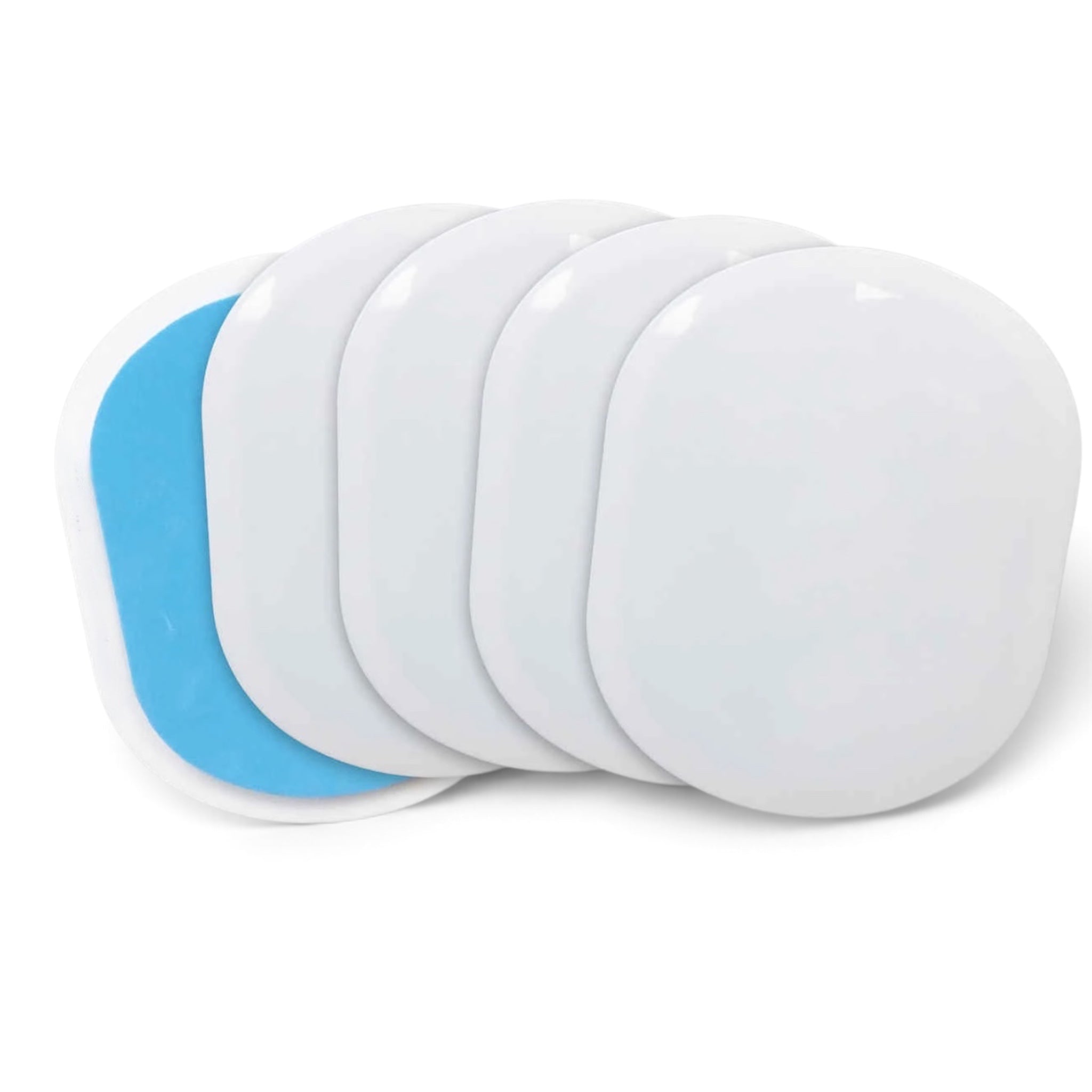 UK Gym Pits large white and blue conditioning sliders for gymnastics strength and flexibility training