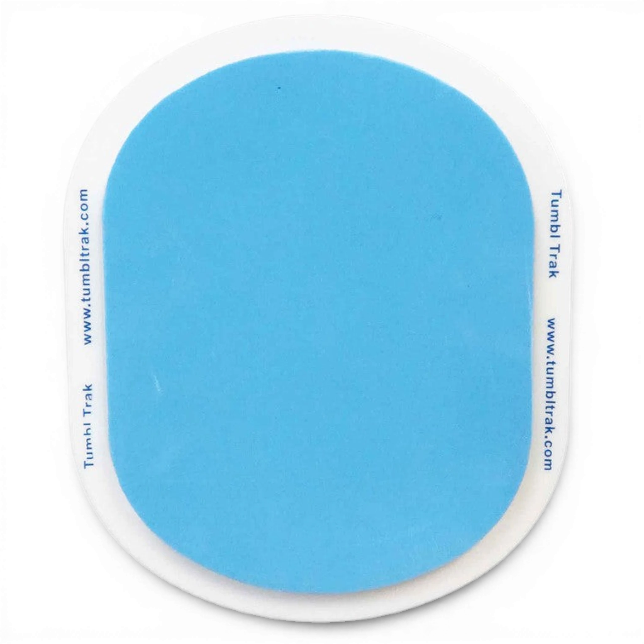 UK Gym Pits large gymnastics slider with a blue foam top and white base for strength and flexibility training
