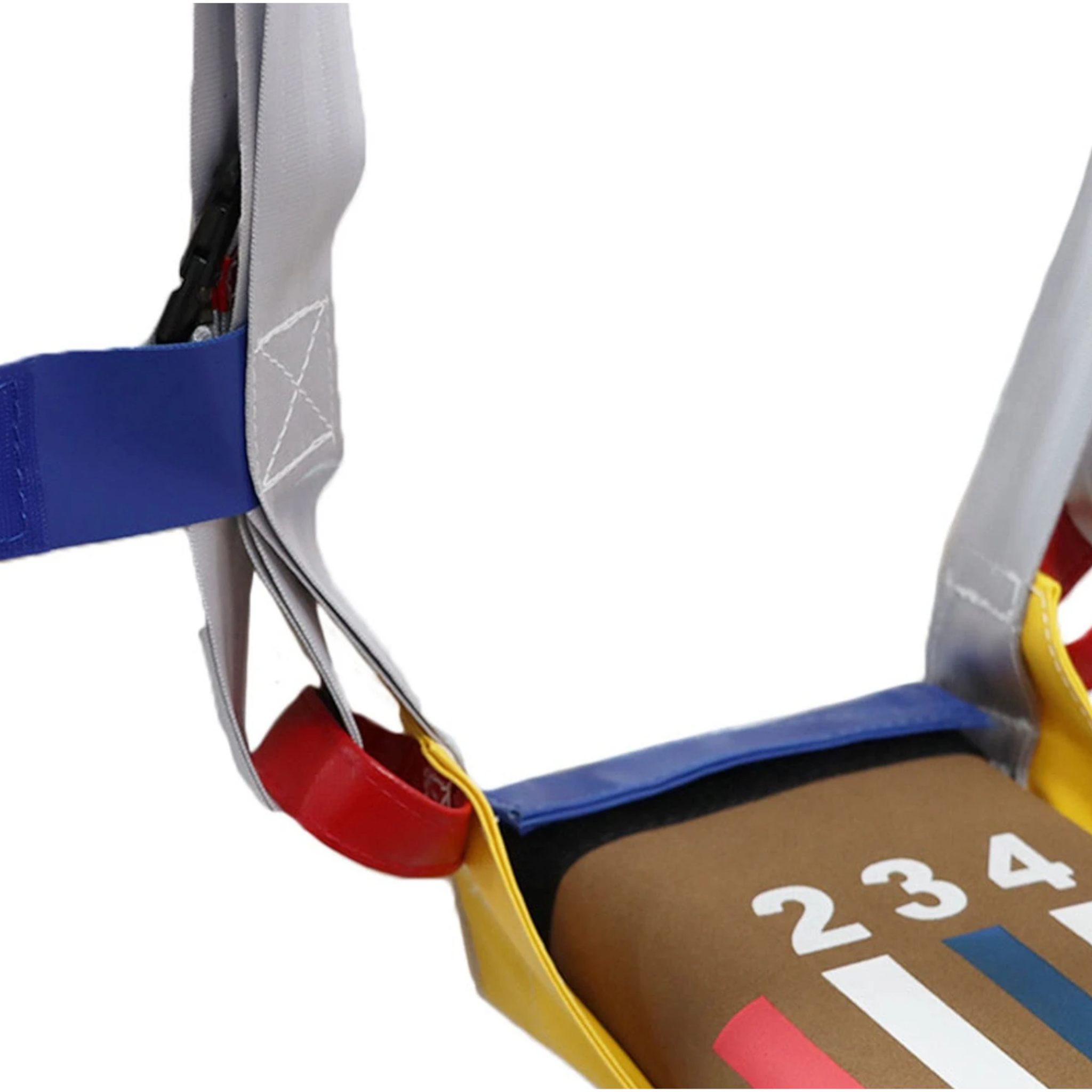 UK Gym Pits laser balance beam hammock with adjustable straps and velcro for securing a balance beam lite